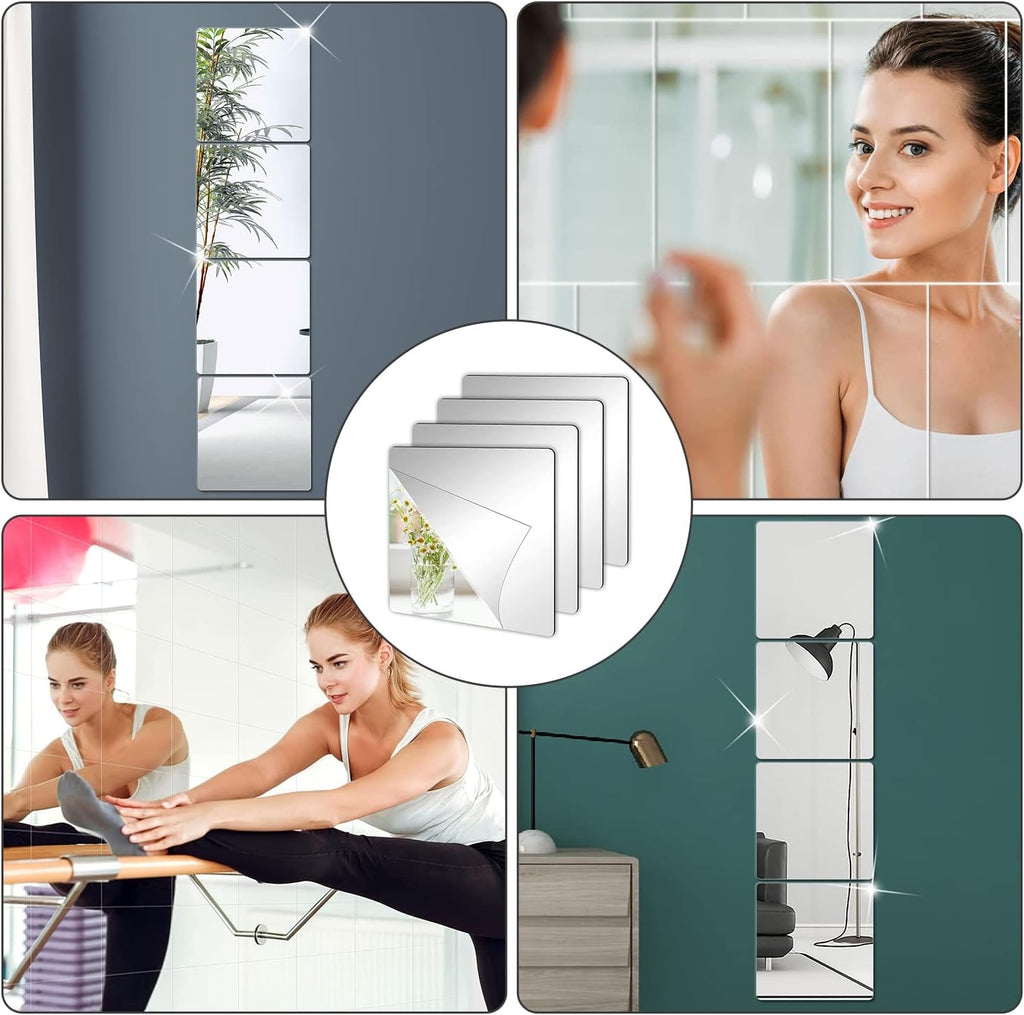Espejos Adhesivos Multi Ambientes Flexible ( Reflejos HD) 30cm x 30cm